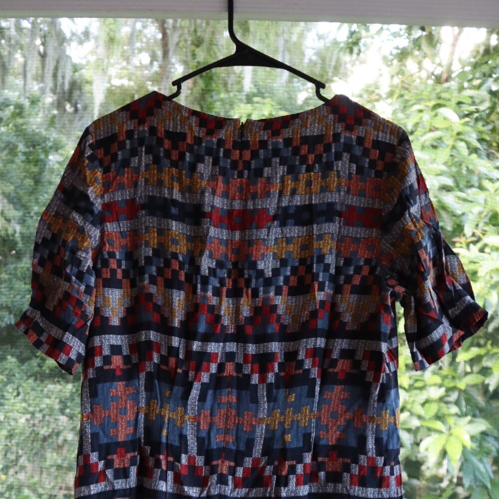 Pendleton Multicolour Aztec Print Midi Dress Size… - image 3